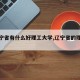 【辽宁省有什么好理工大学,辽宁省的理科大学】